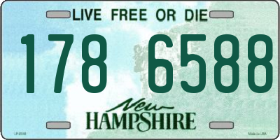 NH license plate 1786588