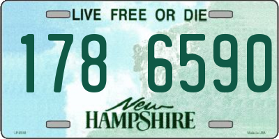 NH license plate 1786590