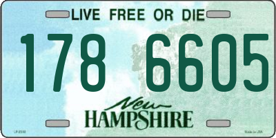 NH license plate 1786605