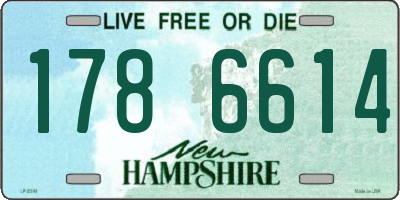 NH license plate 1786614