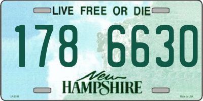 NH license plate 1786630