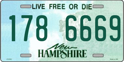 NH license plate 1786669