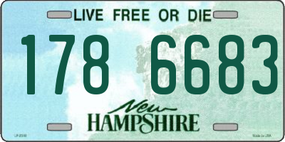 NH license plate 1786683