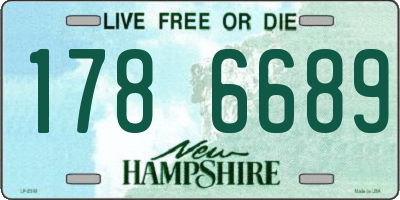 NH license plate 1786689