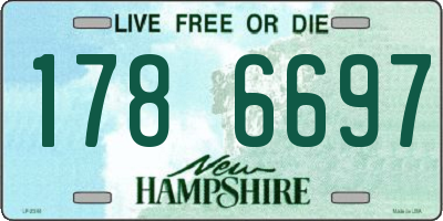 NH license plate 1786697