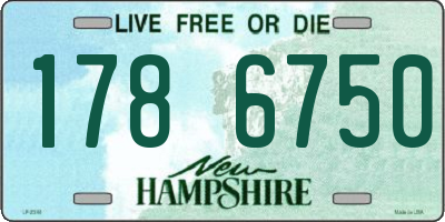 NH license plate 1786750