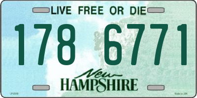 NH license plate 1786771