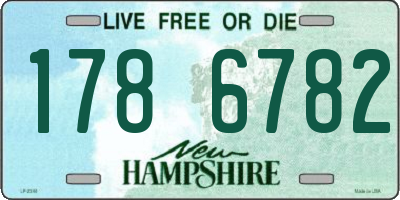 NH license plate 1786782