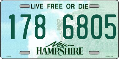 NH license plate 1786805