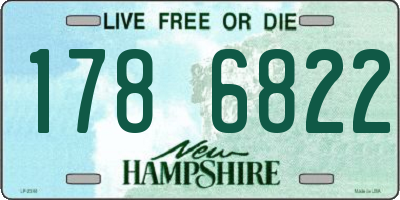 NH license plate 1786822