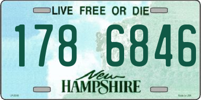 NH license plate 1786846