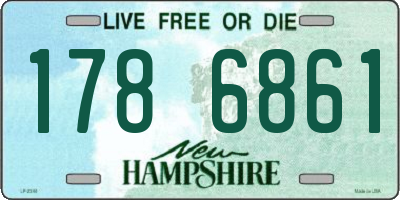 NH license plate 1786861