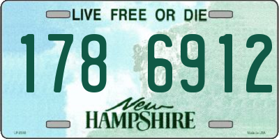 NH license plate 1786912
