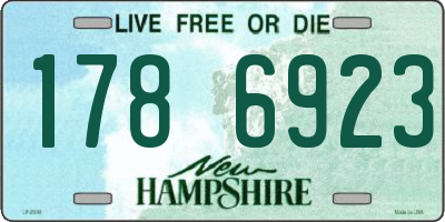 NH license plate 1786923