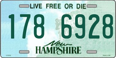 NH license plate 1786928