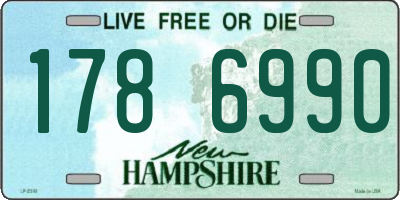 NH license plate 1786990