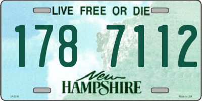 NH license plate 1787112