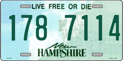 NH license plate 1787114