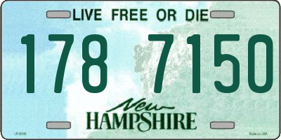 NH license plate 1787150
