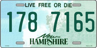 NH license plate 1787165