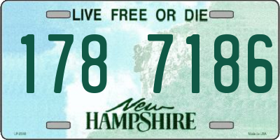NH license plate 1787186