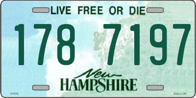 NH license plate 1787197