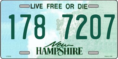 NH license plate 1787207