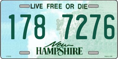 NH license plate 1787276