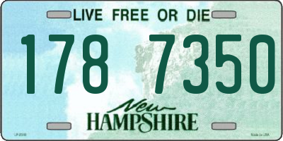 NH license plate 1787350