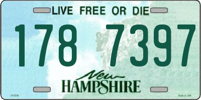 NH license plate 1787397