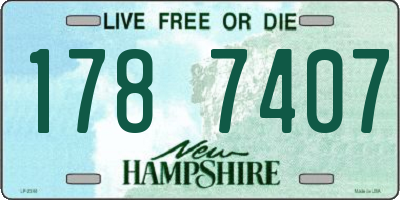 NH license plate 1787407