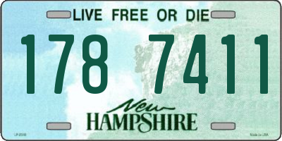 NH license plate 1787411