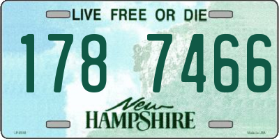 NH license plate 1787466
