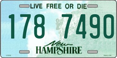 NH license plate 1787490