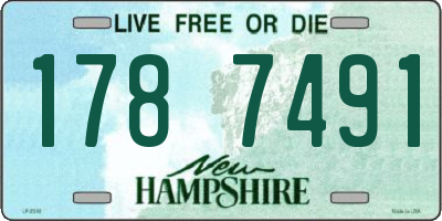 NH license plate 1787491
