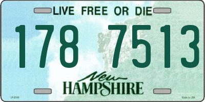 NH license plate 1787513