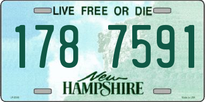 NH license plate 1787591