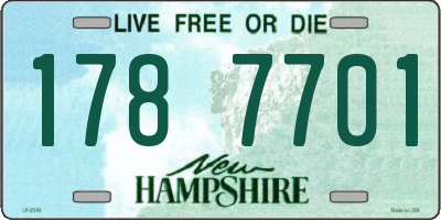 NH license plate 1787701