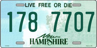 NH license plate 1787707