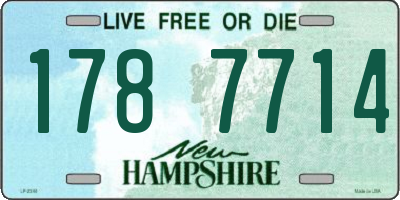 NH license plate 1787714
