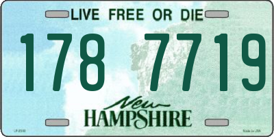 NH license plate 1787719
