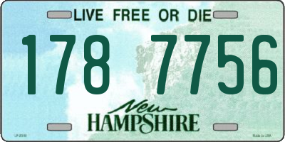 NH license plate 1787756