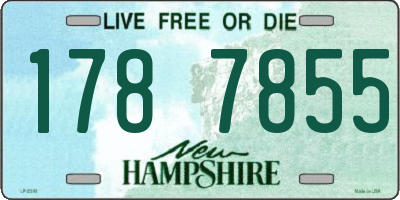 NH license plate 1787855
