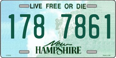 NH license plate 1787861