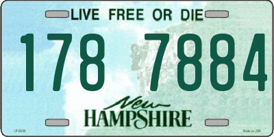 NH license plate 1787884