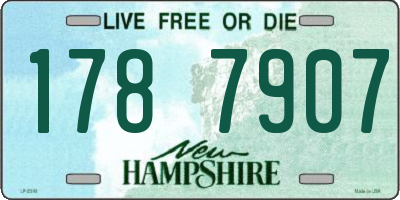 NH license plate 1787907