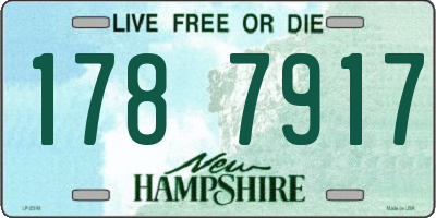 NH license plate 1787917
