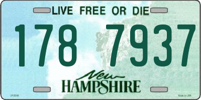 NH license plate 1787937