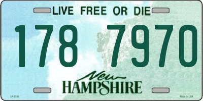 NH license plate 1787970