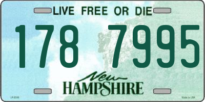 NH license plate 1787995